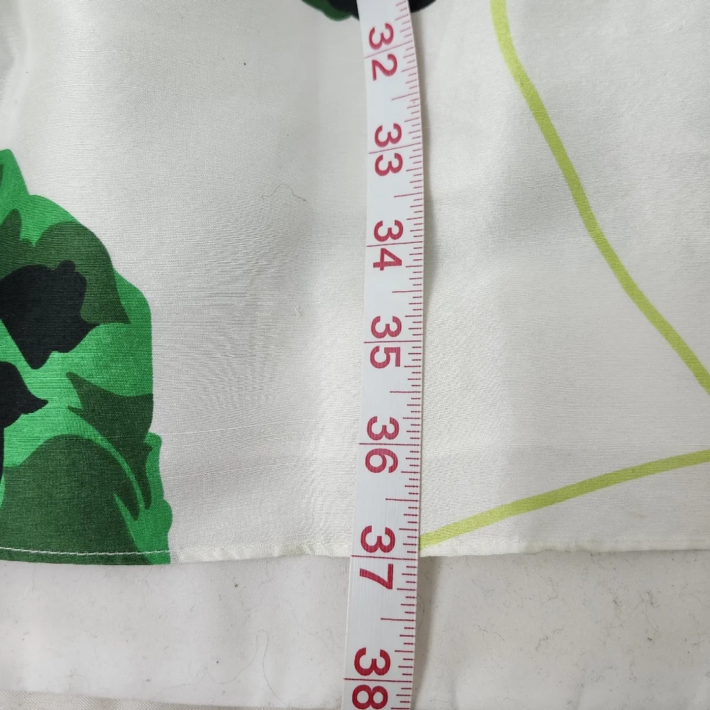 Kay Unger Green and White Strapless Dress - Picture 13 of 15
